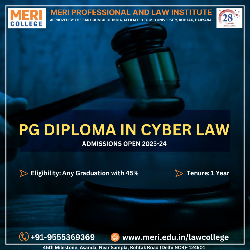 PG Diploma in Cyber Law