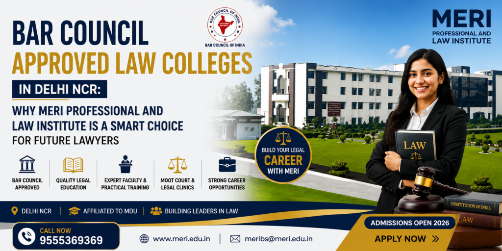 Top Bar Council Approved Law College in Delhi NCR- MERI Law College