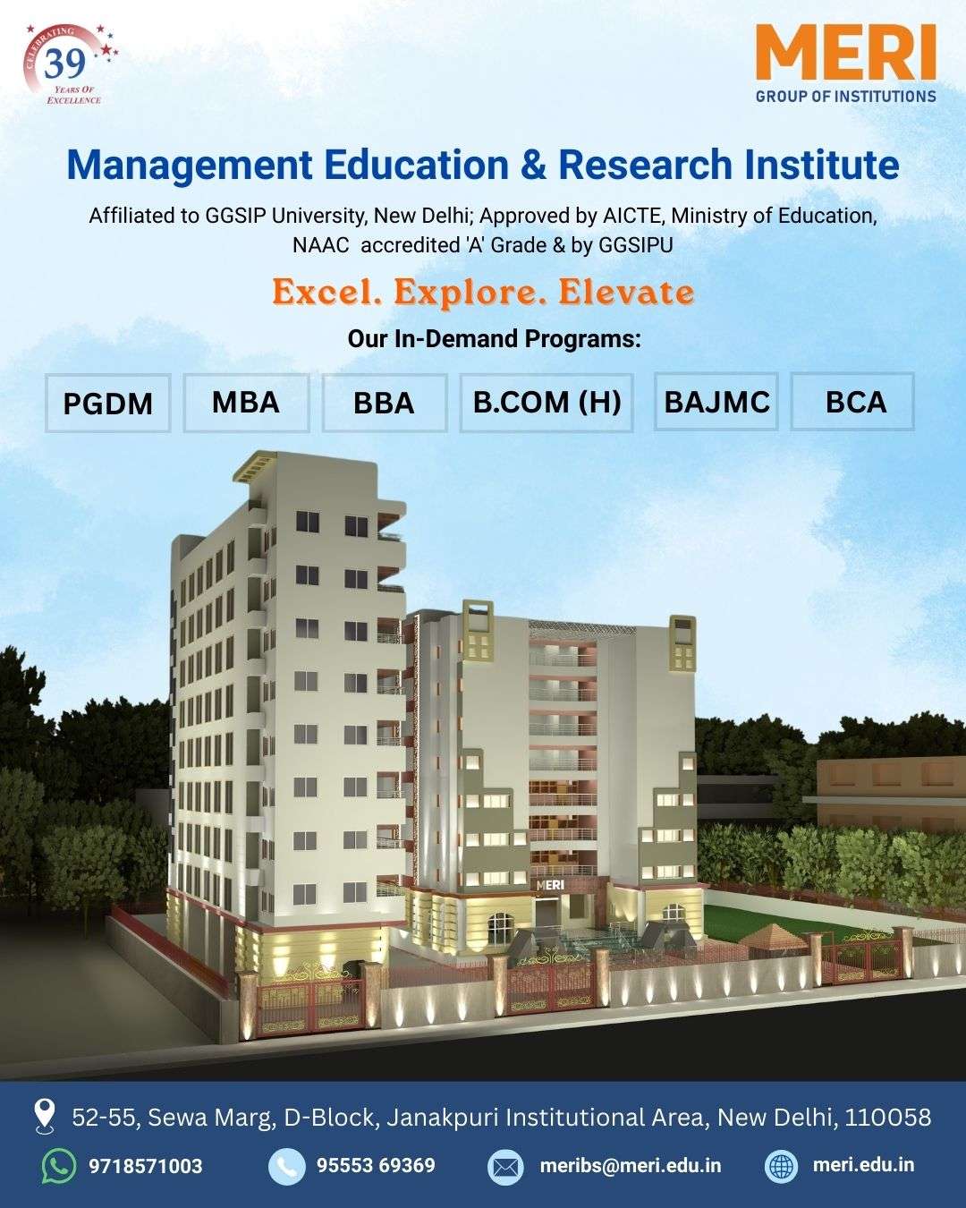 About MERI Group Of Institutions About MERI Group Of Institutions