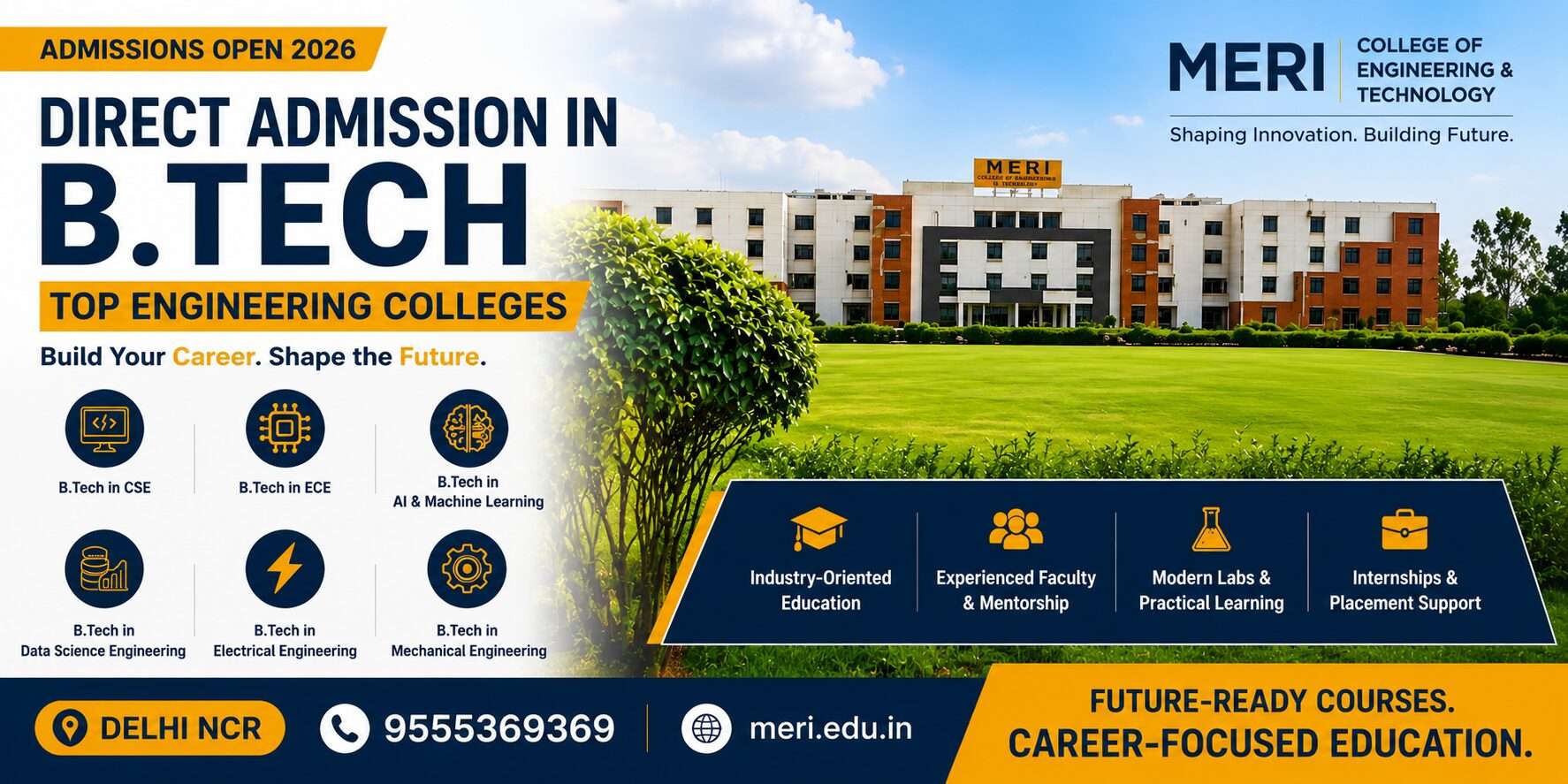 Direct Admission in B.Tech | Top Engineering Colleges Delhi
